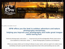 Tablet Screenshot of outdoorphotoworkshops.com